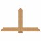 Ekena Millwork Eugene Smooth Timber Gable Bracket, Western Red Cedar, 60"W x 35"H x 3 1/2"D x 5 1/2"F, 14/12 Pitch GBW060X35X0406EUG00SWR - alternate 1